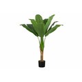 Monarch Specialties Artificial Plant, 43" Tall, Banana Tree, Indoor, Faux, Fake, Floor, Greenery, Potted, Real Touch I 9567